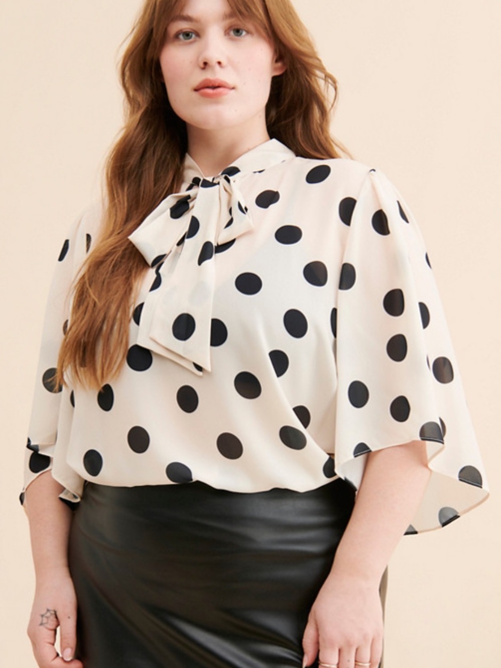 Eloquil Bow Front Blouse